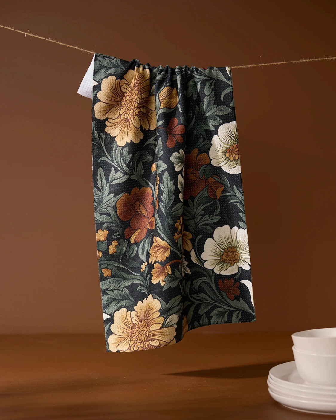 Geometry "Classic Floral" Tea Towel (Pre-Order)
