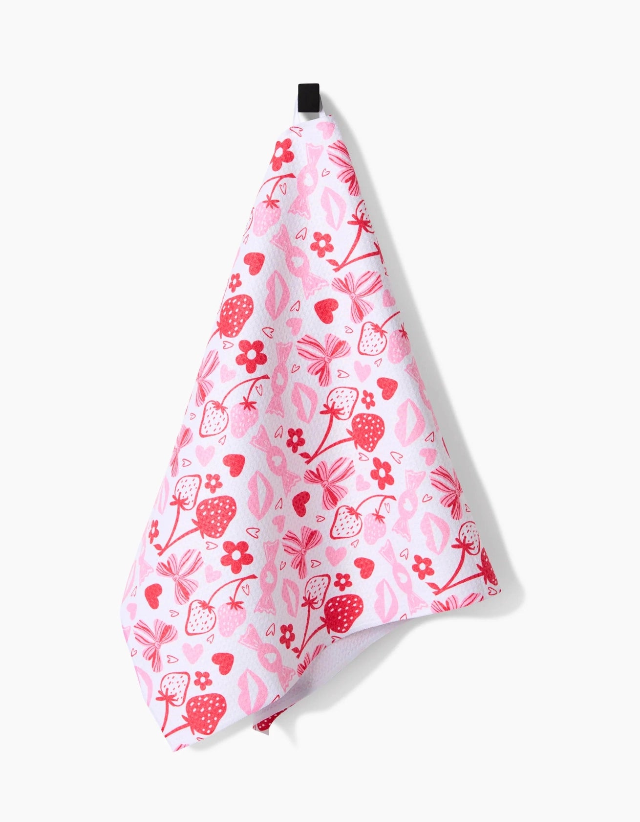 Geometry "Sweet Strawberry” Tea Towel