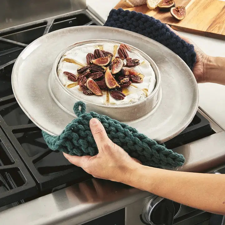 Crochet Trivet Potholder- Olive