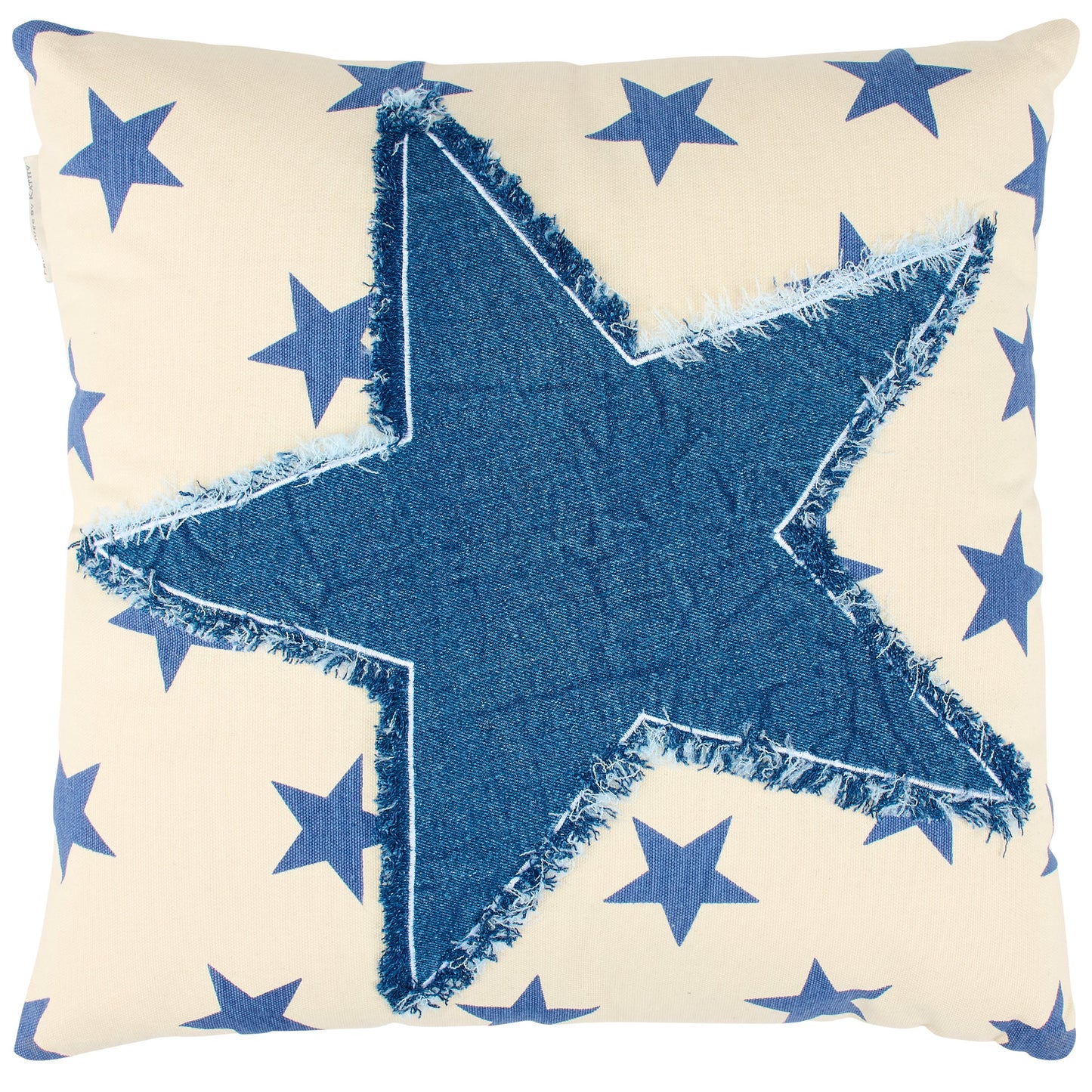 Denim Star Pillow