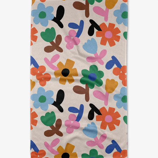 Geometry "Sunny Bloom" Tea Towel