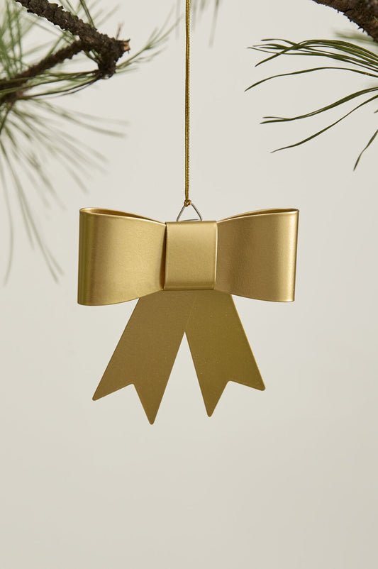 Gold Bow Ornament
