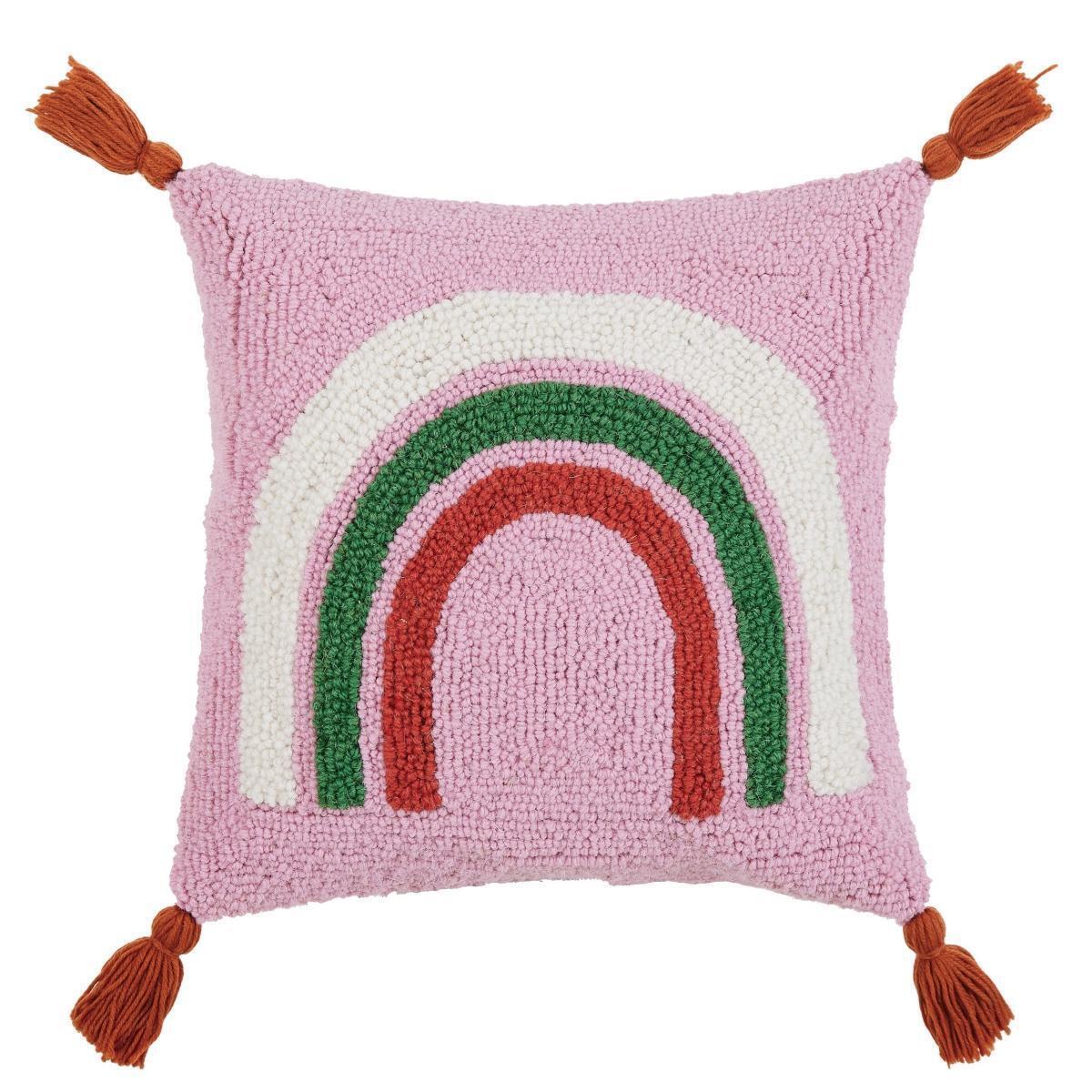 Holiday “Rainbow” Pillow