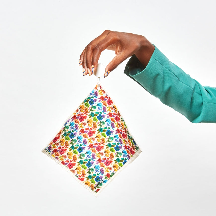 Reusable Paper Towel "Smell the Roses"