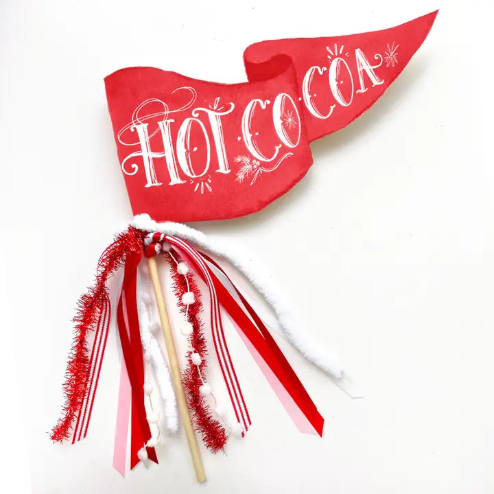 Holiday Pennant "Hot Cocoa"
