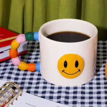Ceramic Mug, Smiley Face