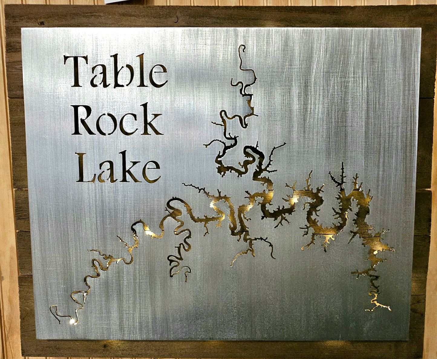 Mrs. Decor "Table Rock Lake" Lighted Sign