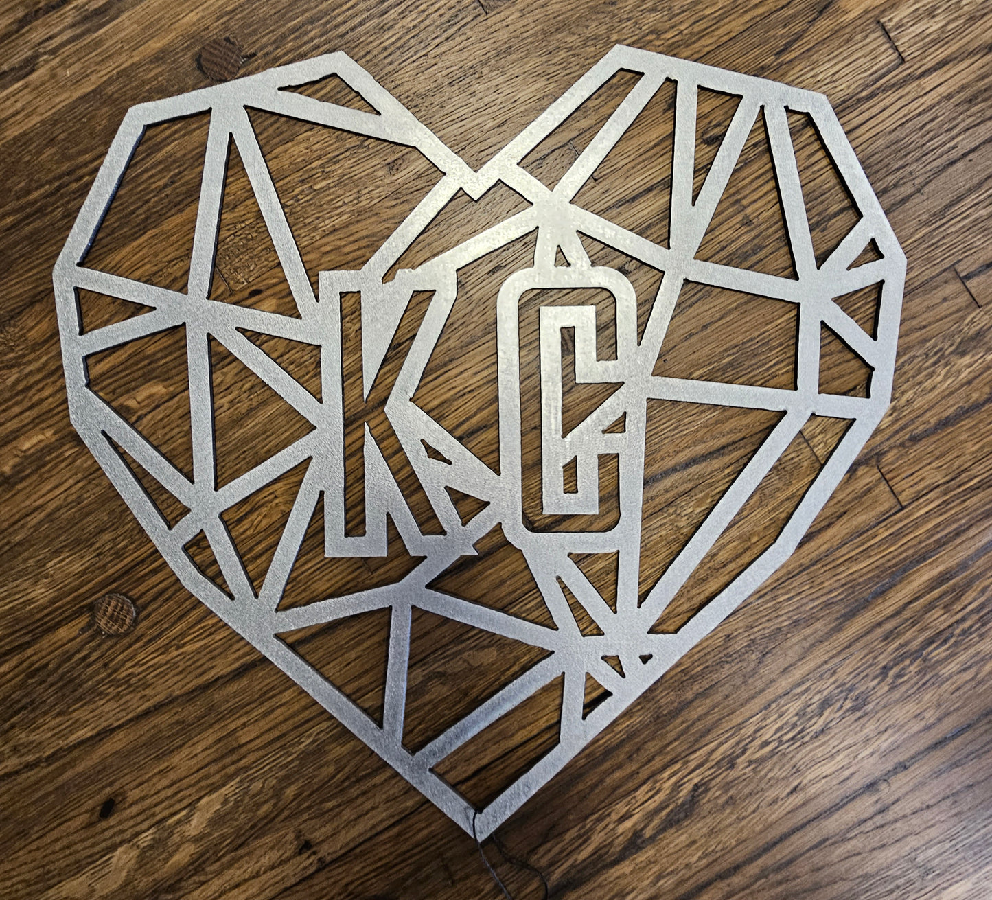 Mrs. Decor "KC Geo Heart" Cutout