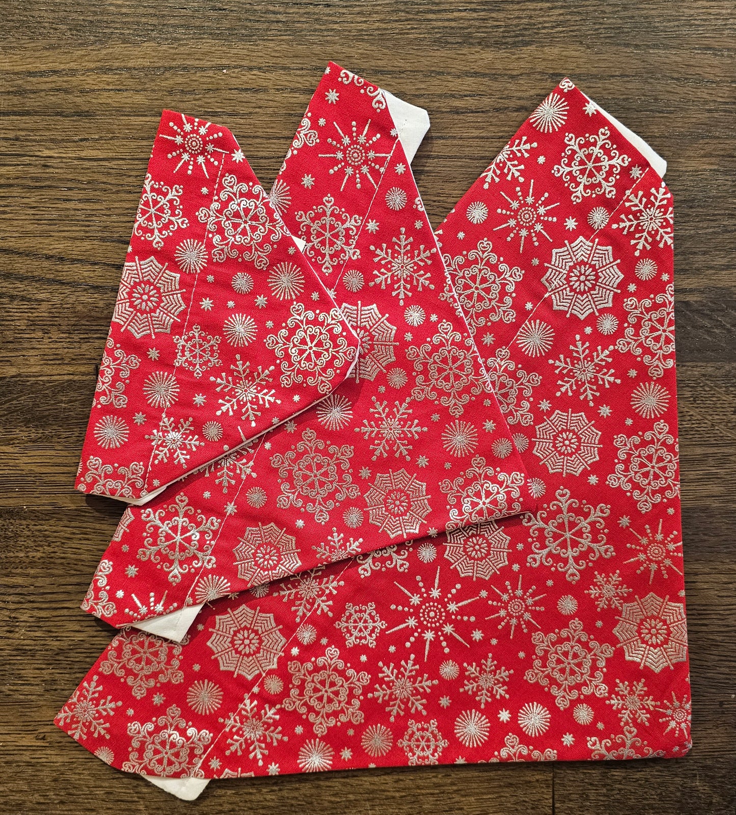 Pet Bandanas "Metallic Snowflake" by PawsAbilites