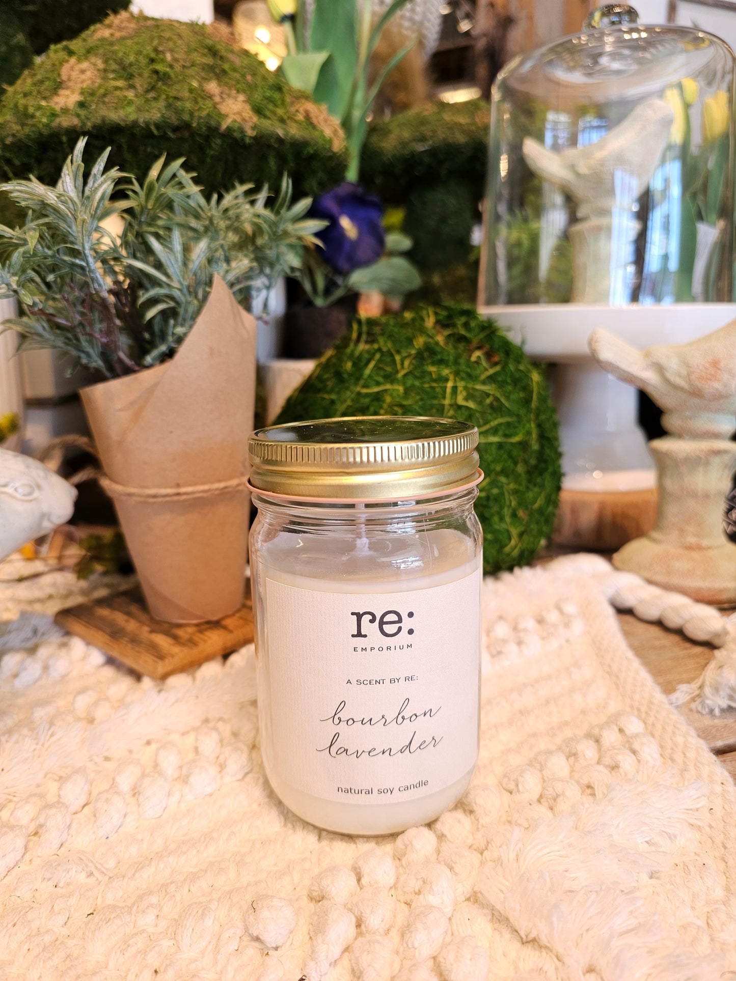 Candle, "Bourbon Lavender"