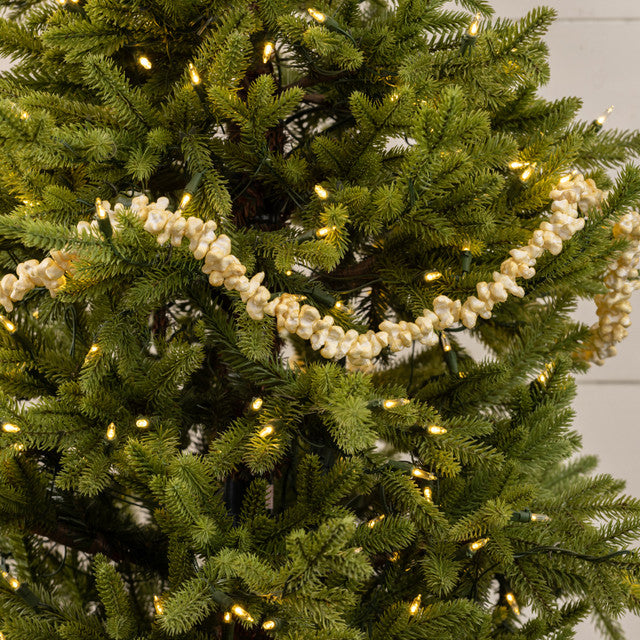 Holiday Popcorn Garland, 9'