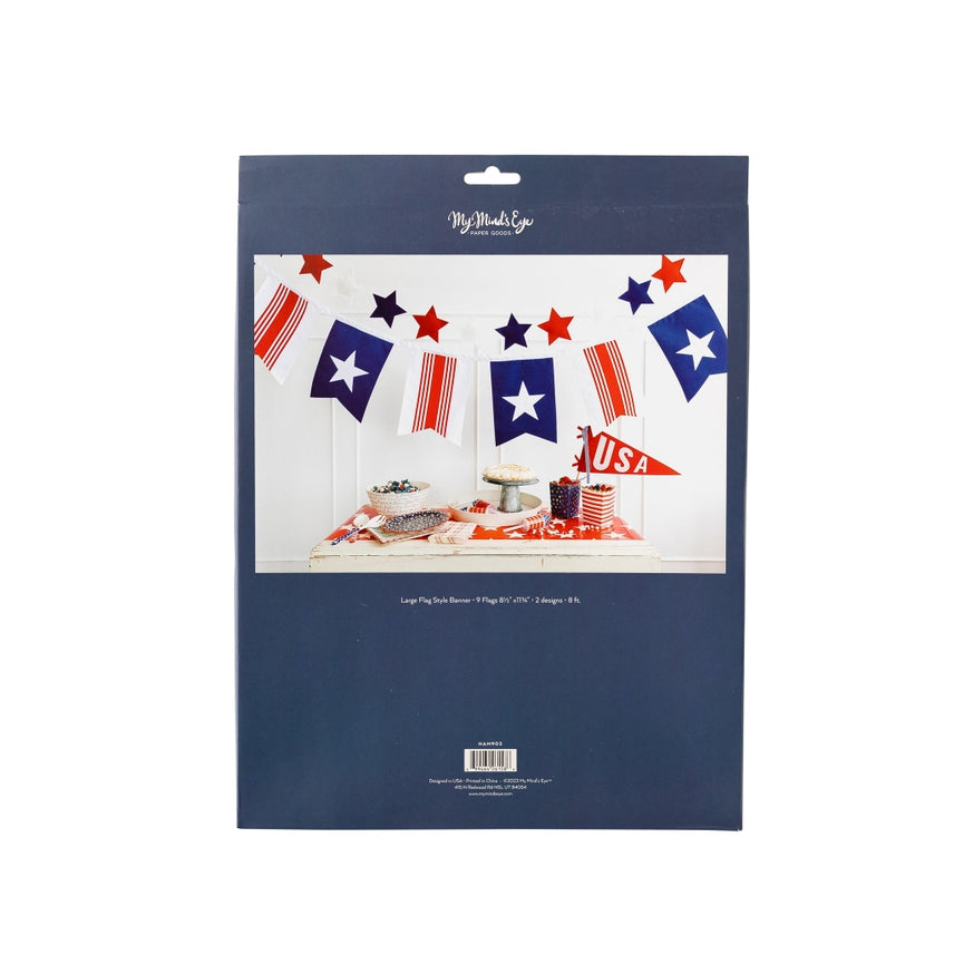Hamptons Outdoor Fabric Flag Pennat