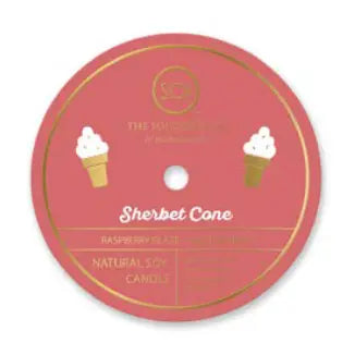Candle, Sherbet Cone Icon 12oz