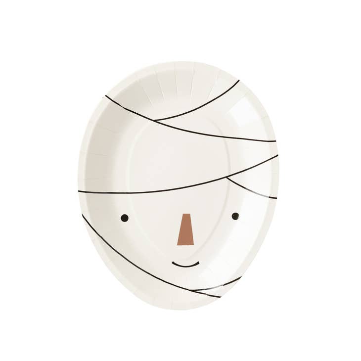 Frank & Mummy Mummy Shaped Paper Plate