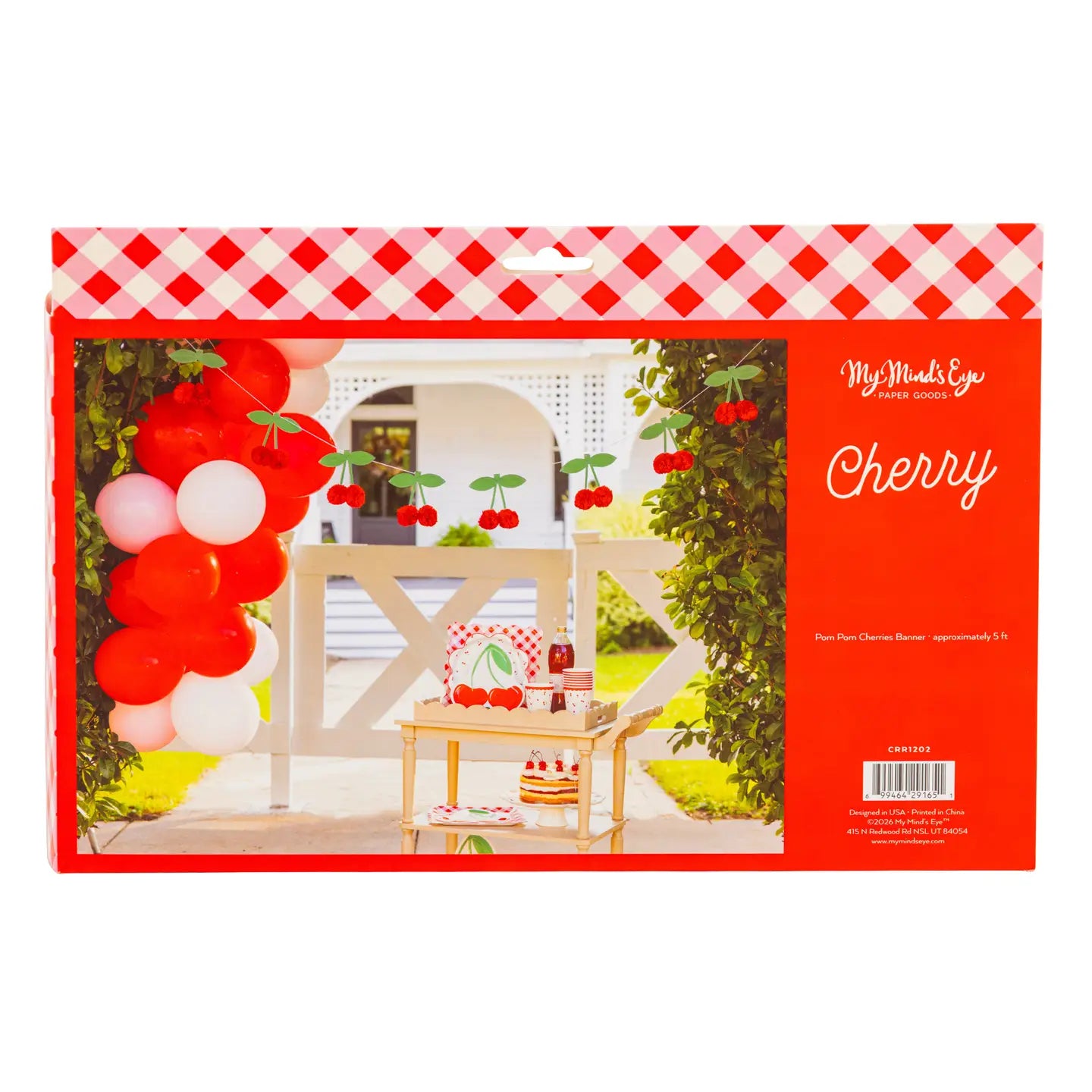 Felt Banner, Cherries