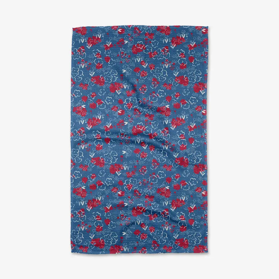 Geometry "Patriotic Garden" Tea Towel