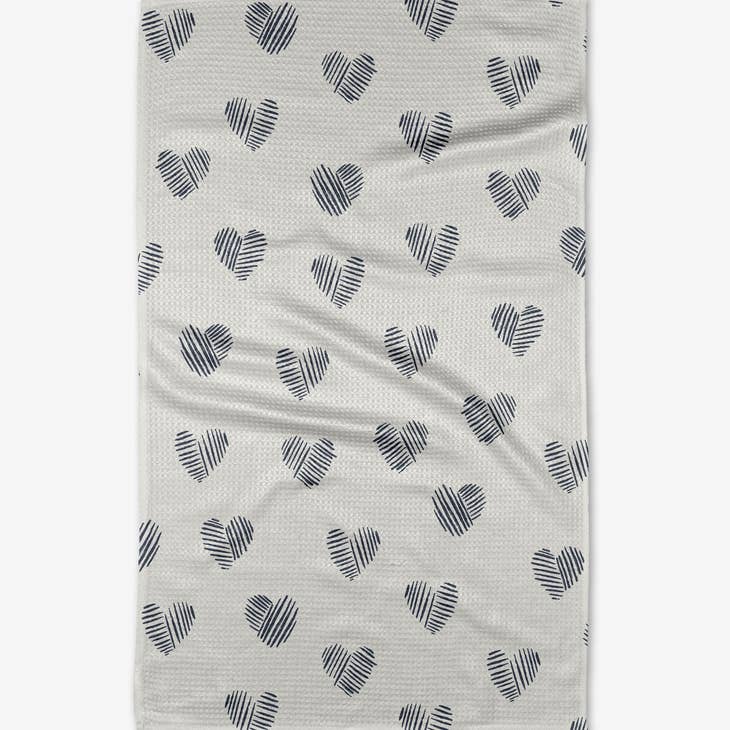 Geometry "Heartbreaker" Tea Towel