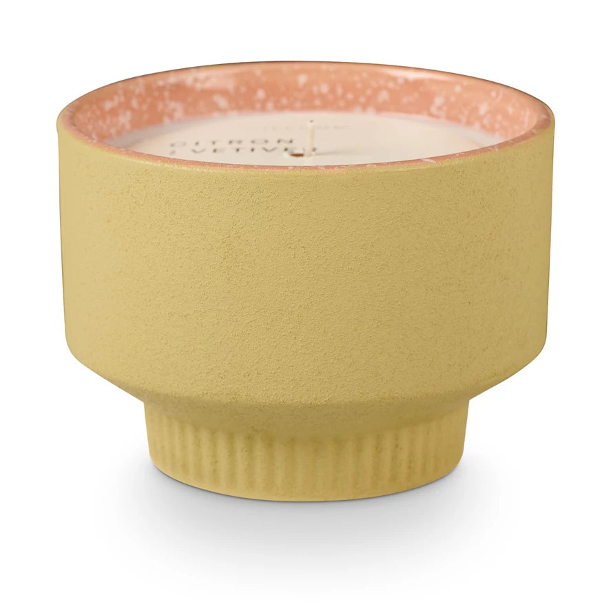 Candle, Citron & Vetiver Verde Ceramic