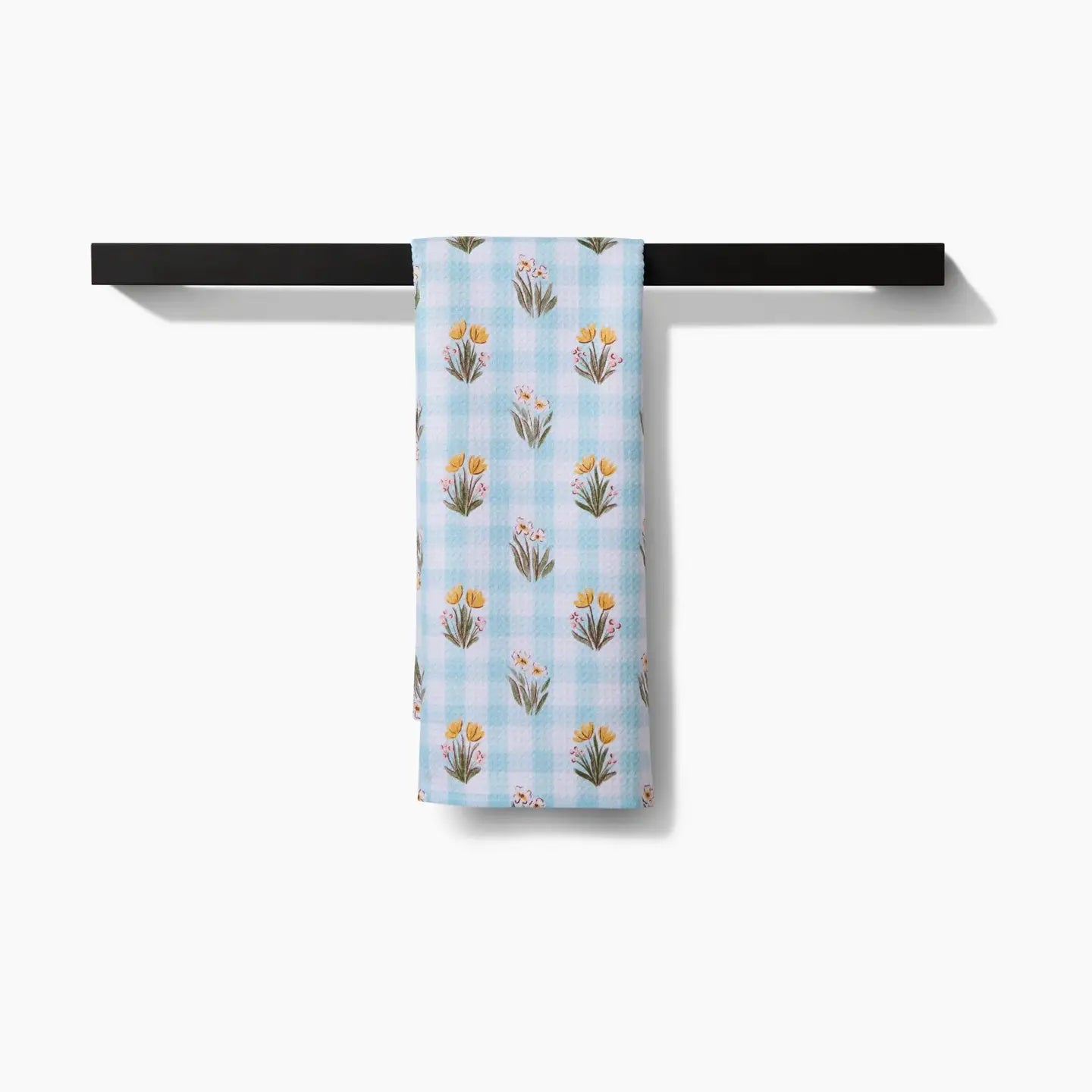 Geometry "Picnic Plaid Blue" Tea Towel