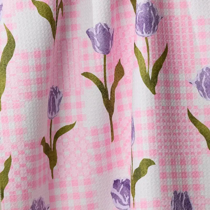 Geometry "Tulip Town" Tea Towel