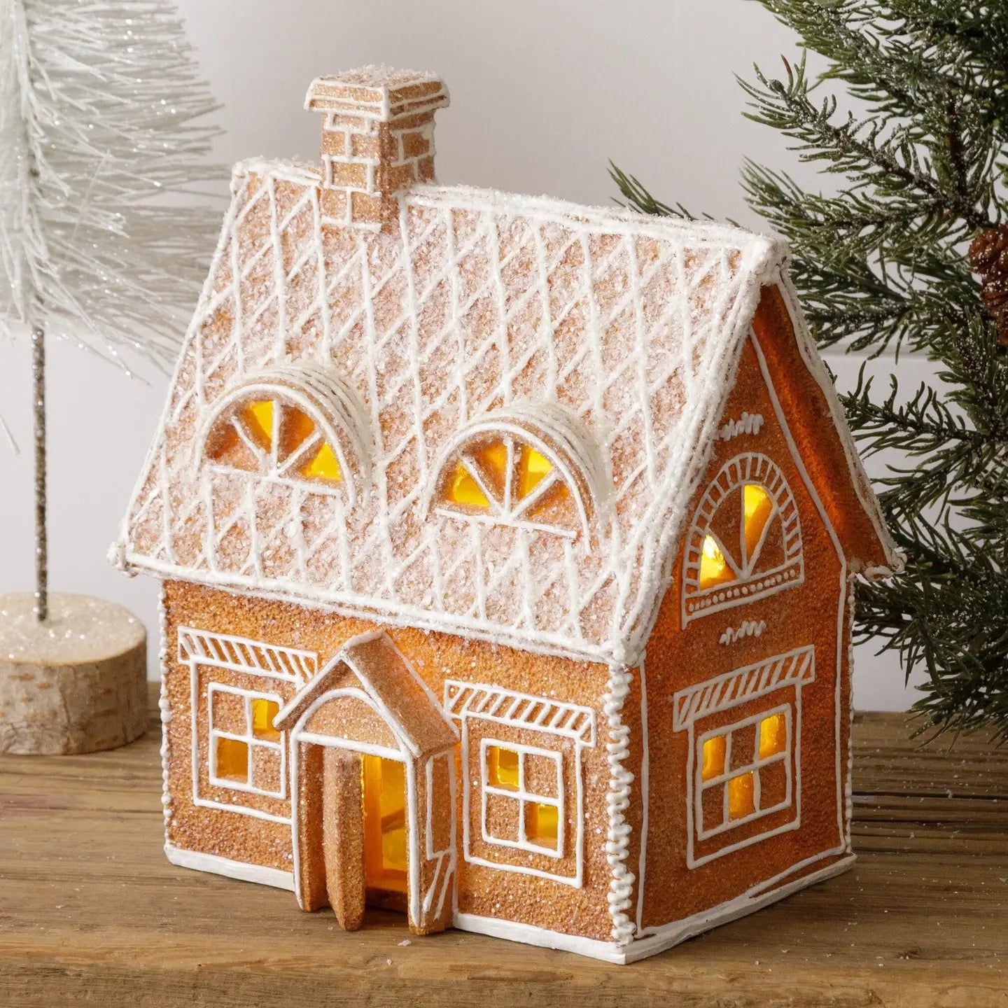 Lighted Gingerbread House with Open Door (Pre-Order)