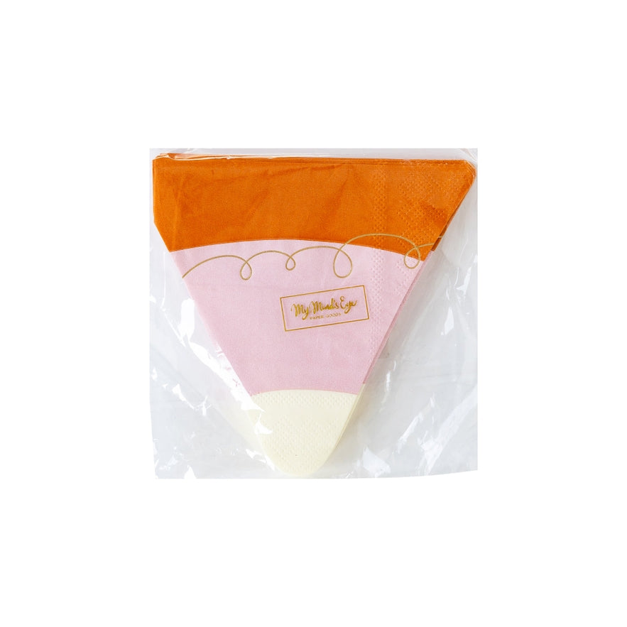 Ghoul Gang Candy Corn Cocktail Napkin