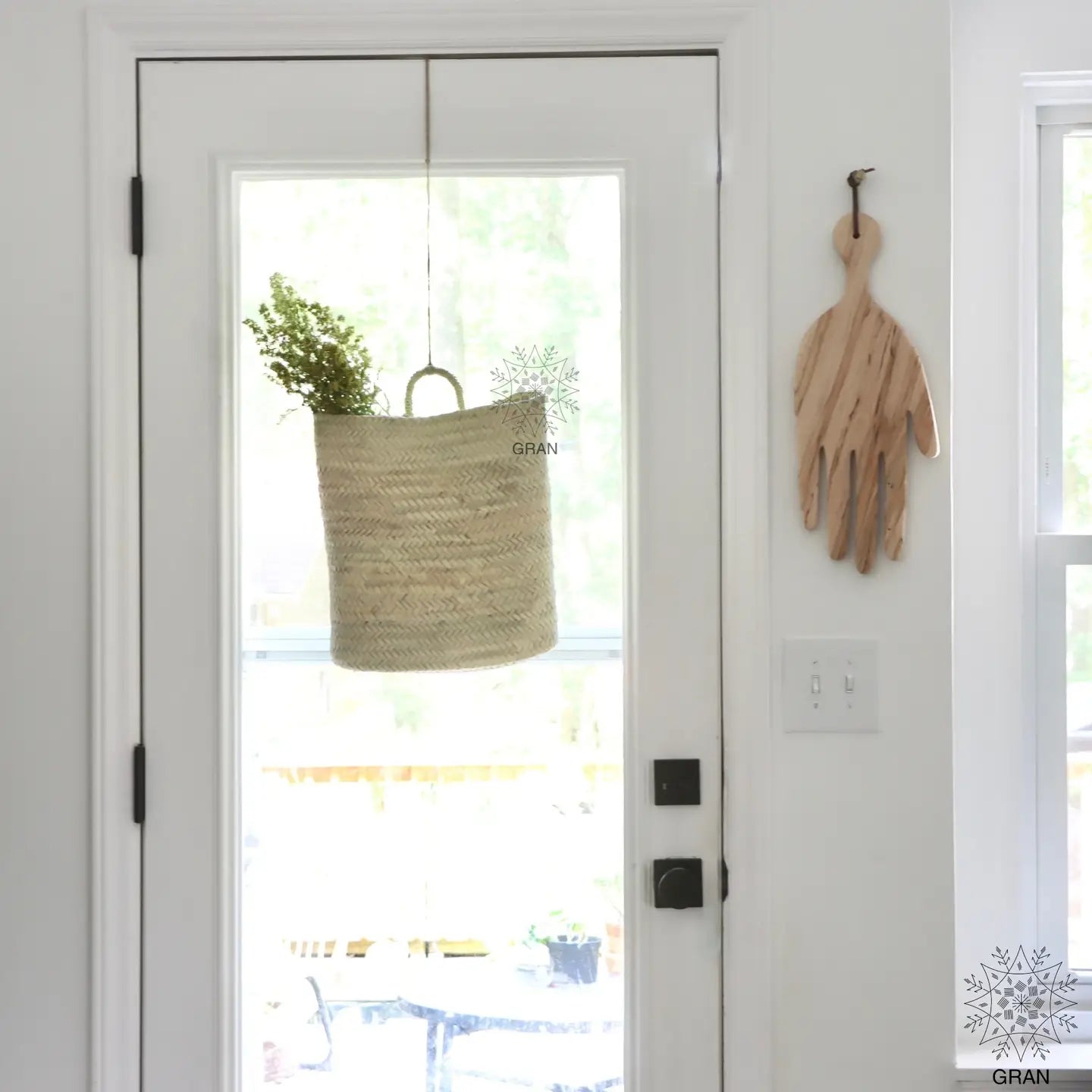 Woven Hanging Wall Basket