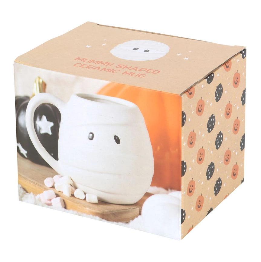 Halloween Mug, Mummy Shaped