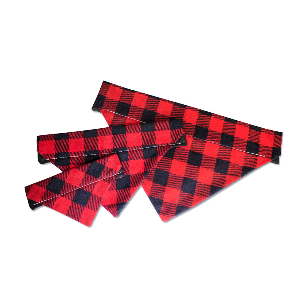 Pet Bandanas "Red Buffalo Plaid" by PawsAbilities