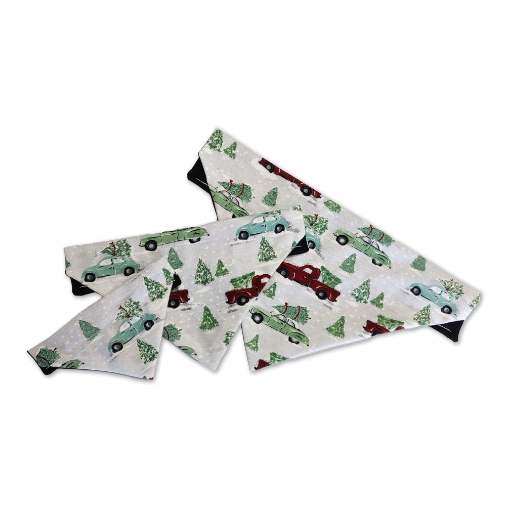 Pet Bandanas "Christmas Truck" by PawsAbilites