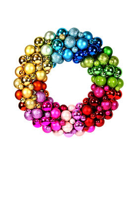 New Rainbow wreath-preorder