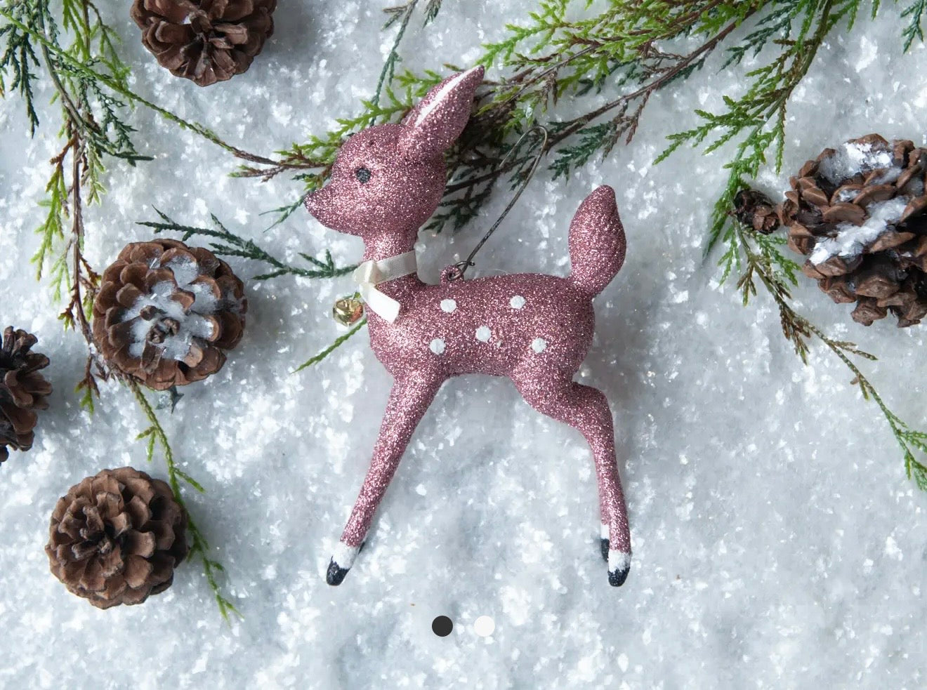 Pink Fawn Ornament