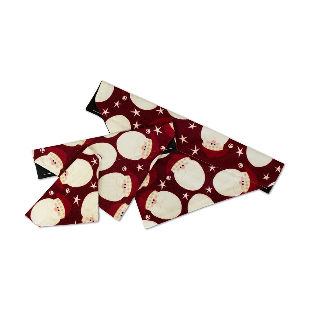 Pet Bandanas "Maroon Santa" By PawsAbilities