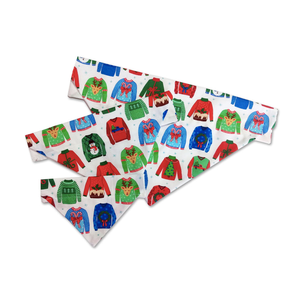 Pet Bandanas "Christmas Sweater" by PawsAbilites