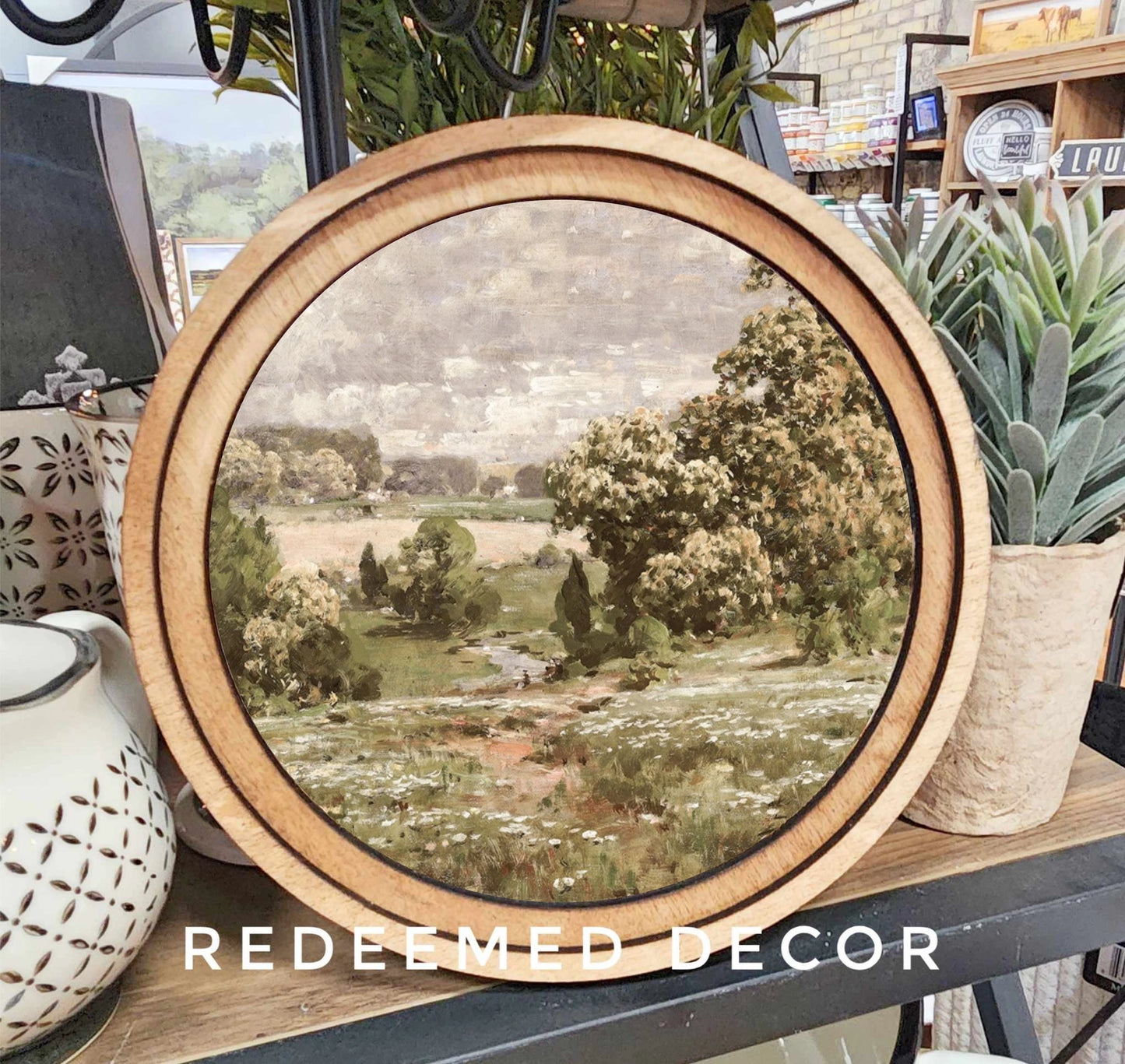 Round Spring Landscape Art