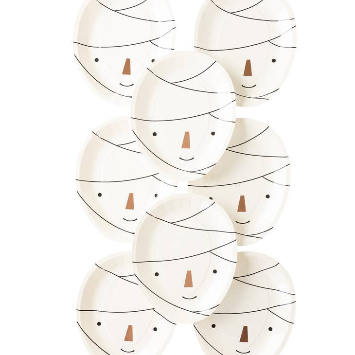 Frank & Mummy Mummy Shaped Paper Plate