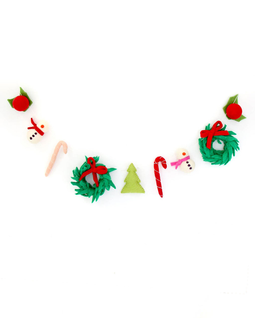 Felt Garland "Christmas Shapes Garland"