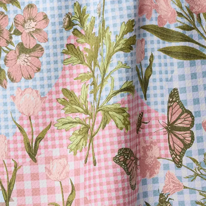 Geometry "Floral Collage" Tea Towel
