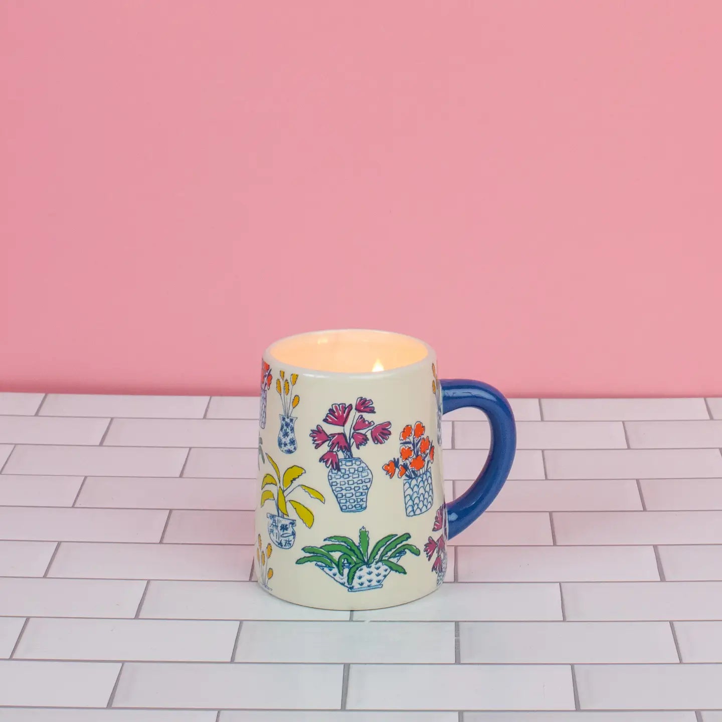 Candle, Sweet Grace in Potted Plants Design Mug #054