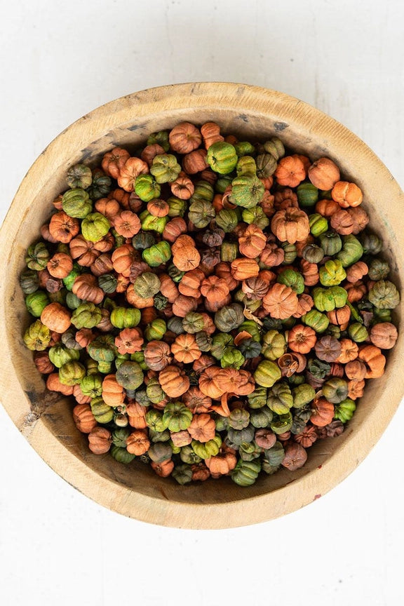Potpourri Bag of Orange and Green Putka Pods