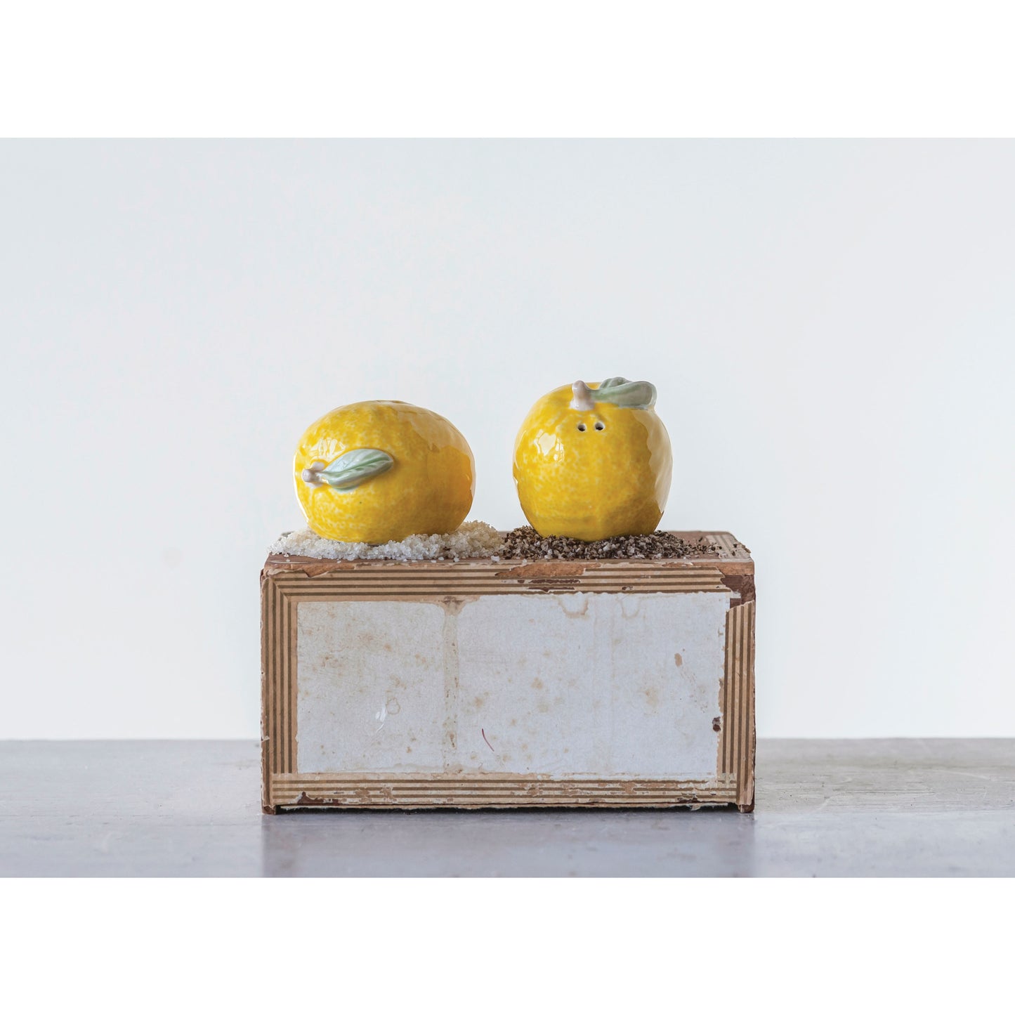 Kitchenware Lemon Salt and Pepper Shakers, Set of 2