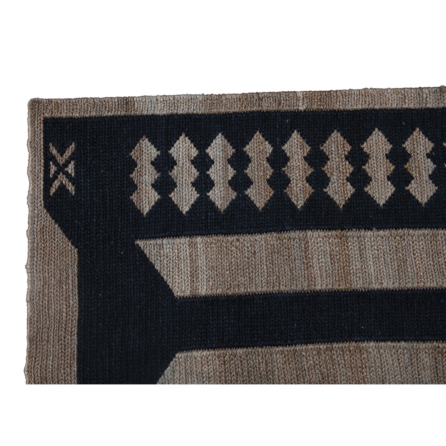 Jute and Wool Soumak Rug
