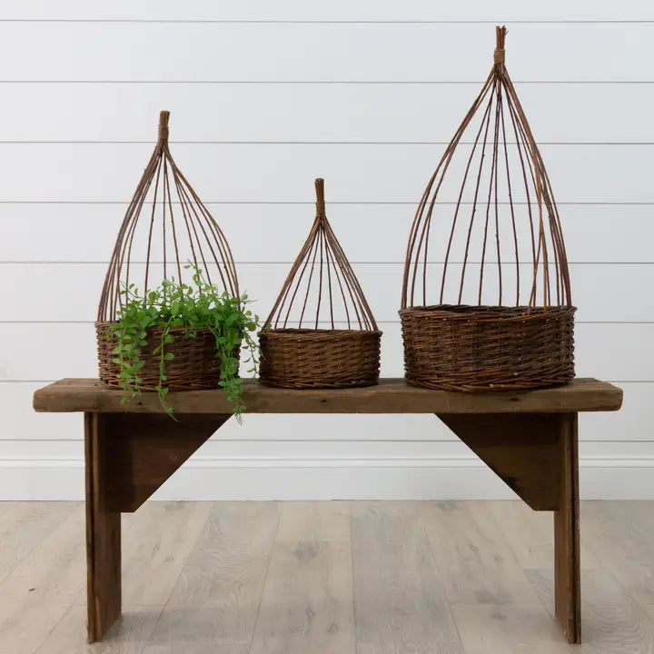 Willow Obelisk Planters