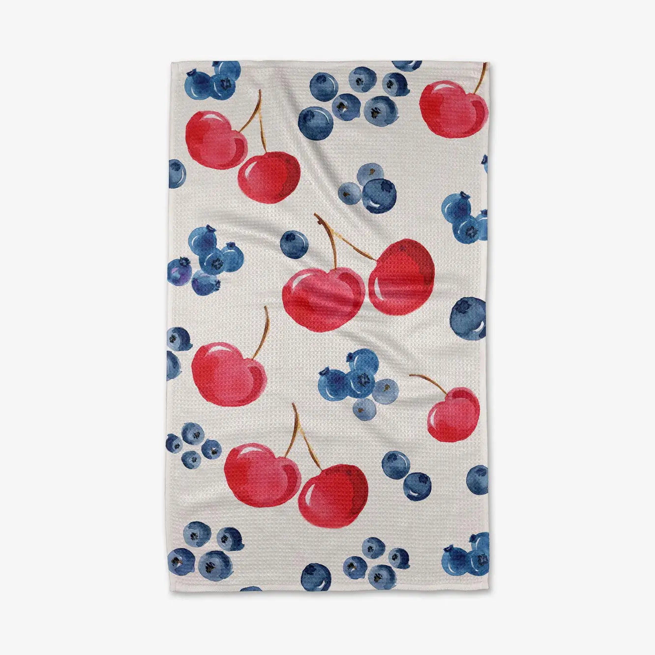 Geometry "Cherry On Top" Tea Towel