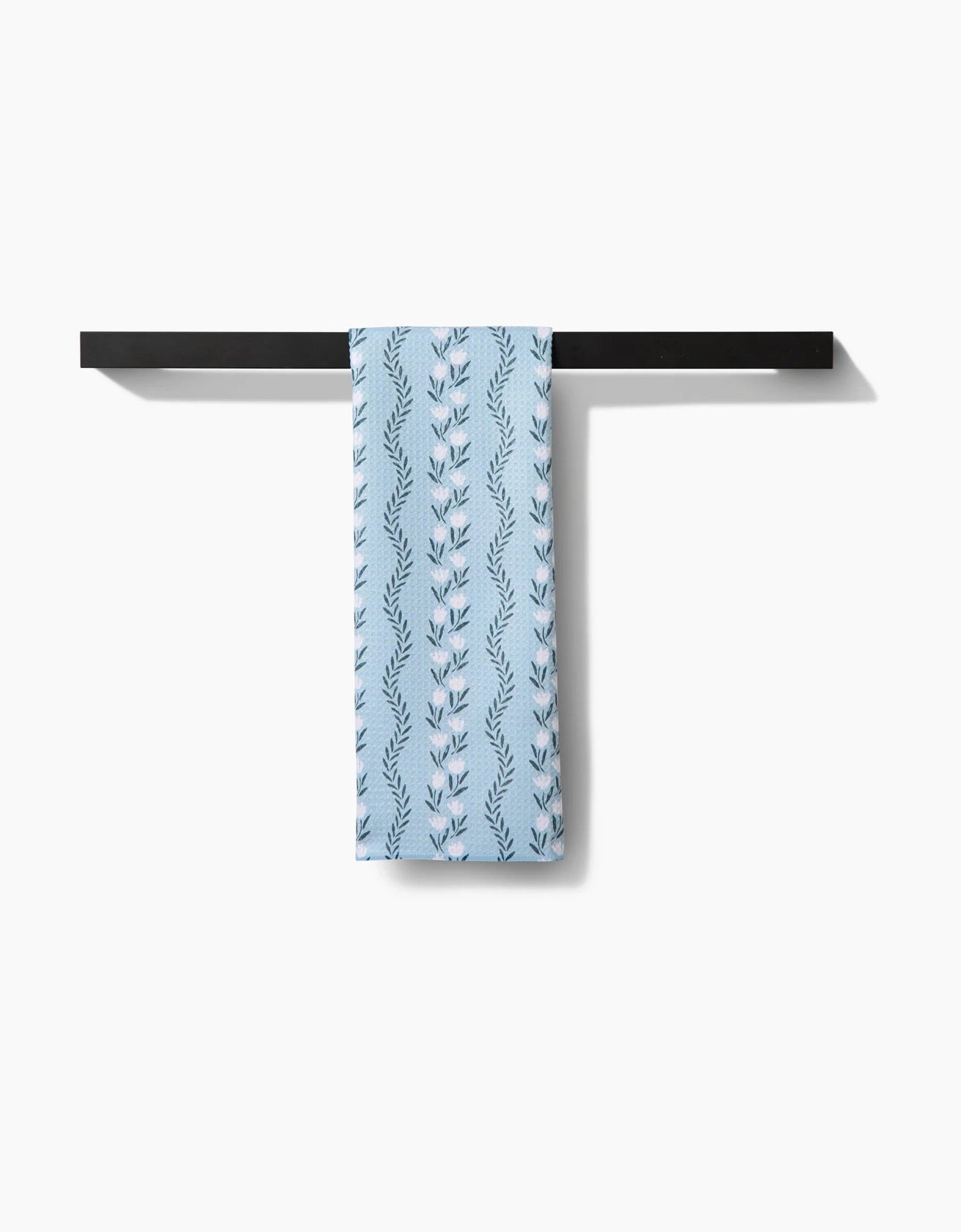 Geometry "Vintage Floral Stripe" Tea Towel