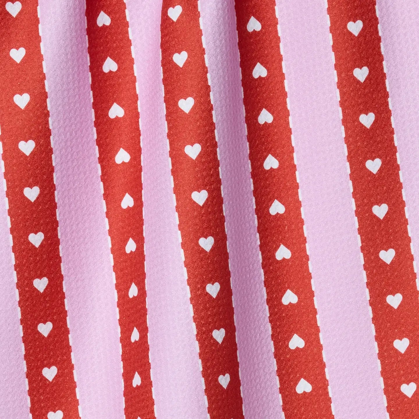 Geometry "Ribbon Hearts" Tea Towel