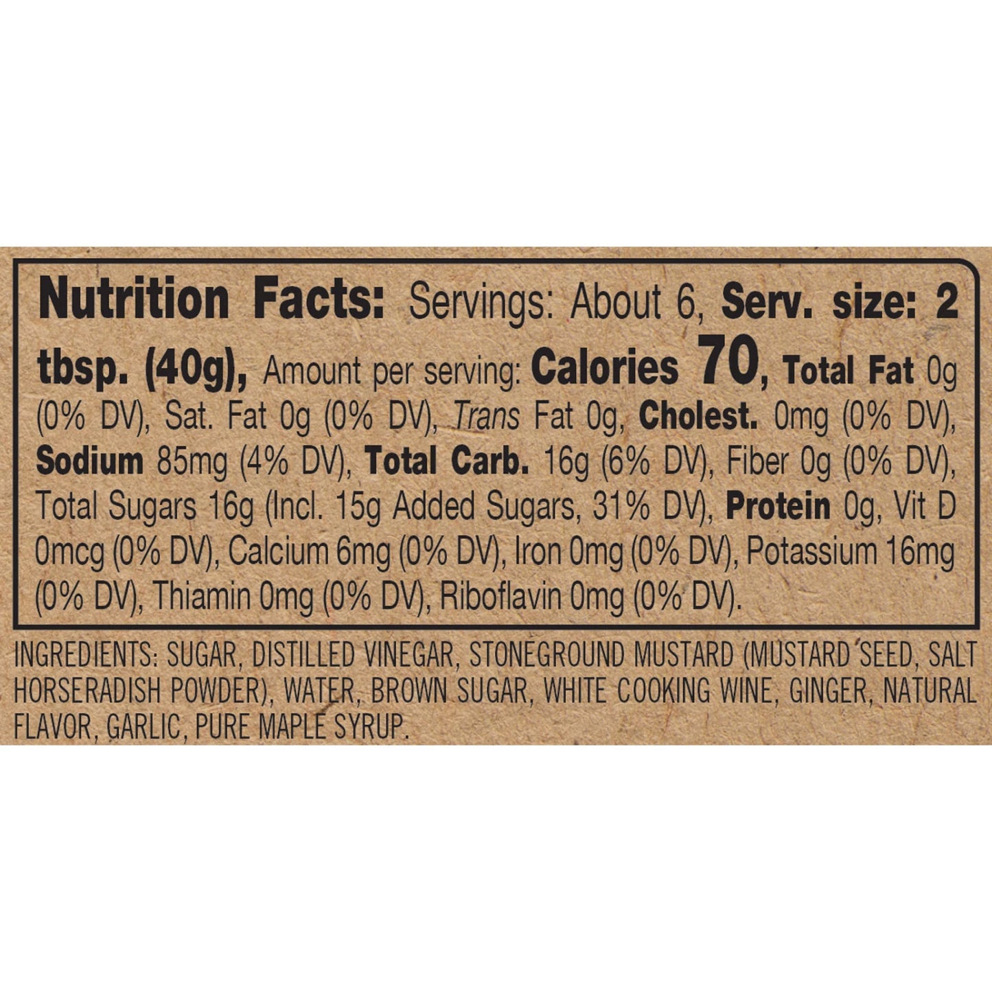 Finch & Fennel “Sweet + Smokey” Mustard (Pre-Order)