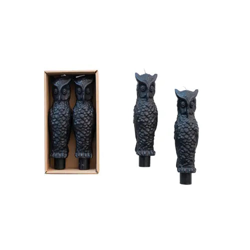 Owl Taper Candles