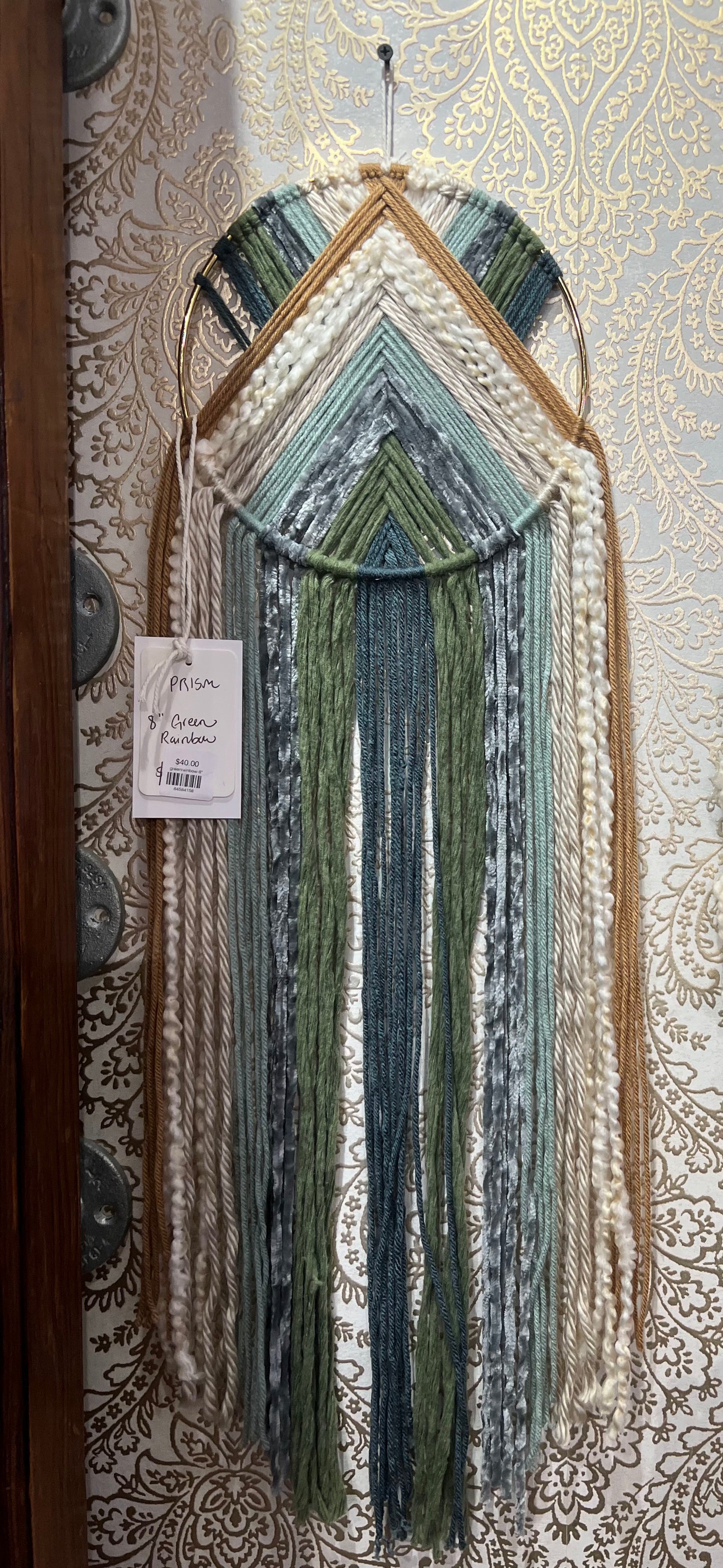 Green Rainbow Macramé by Prism KC