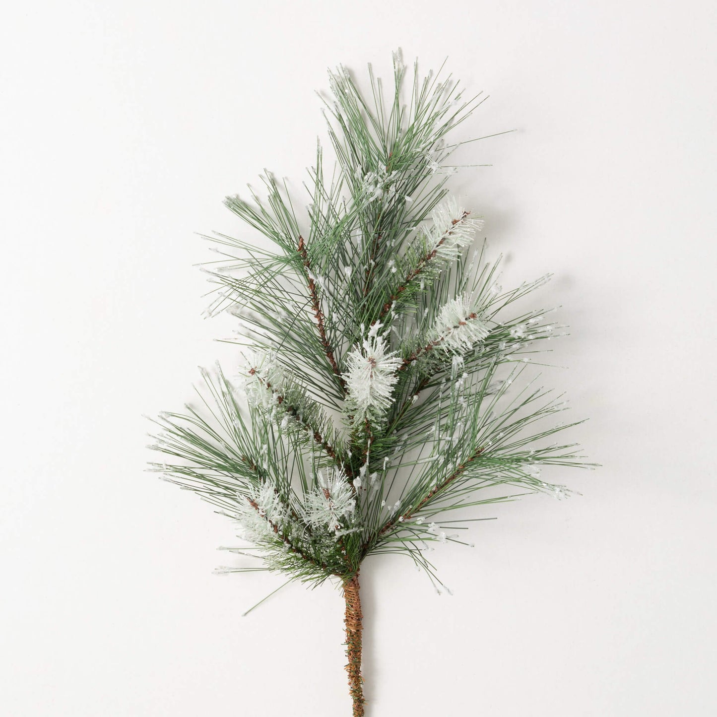 Flocked Pine Spray